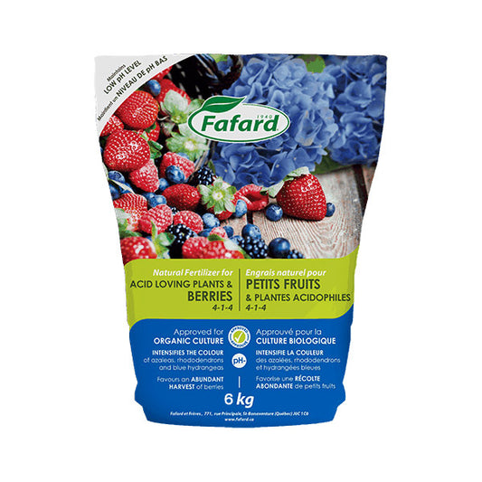 Fafard Natural Fertilizer for Berries and Acid Loving Plants (4-1-4) 6K