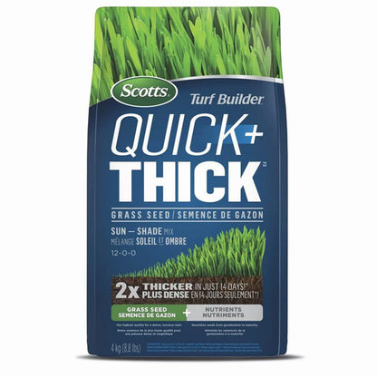 Semences de gazon Quick + Thick™ Scotts® Turf Builder® Mélange soleil et ombre