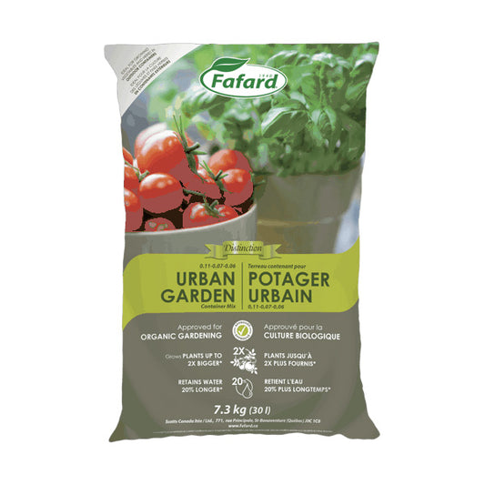 Terreau pour Jardin Urbain (Contenants, Extérieur) 30 L