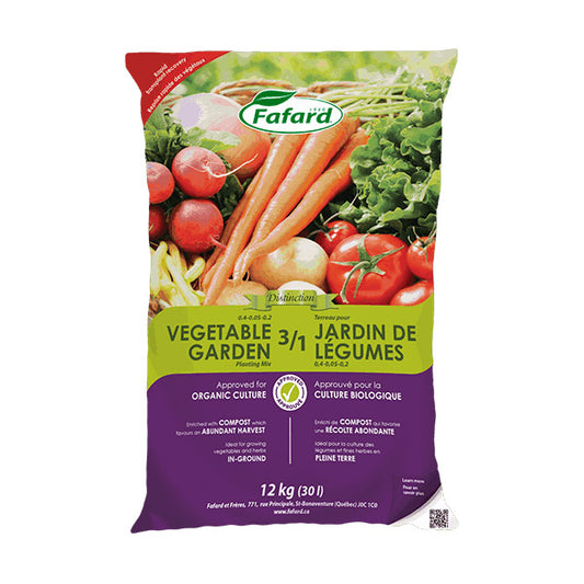 Terreau 3/1 pour JARDIN POTAGER 25L