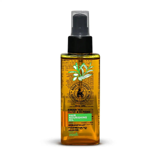 Soins capillaires au thé vert