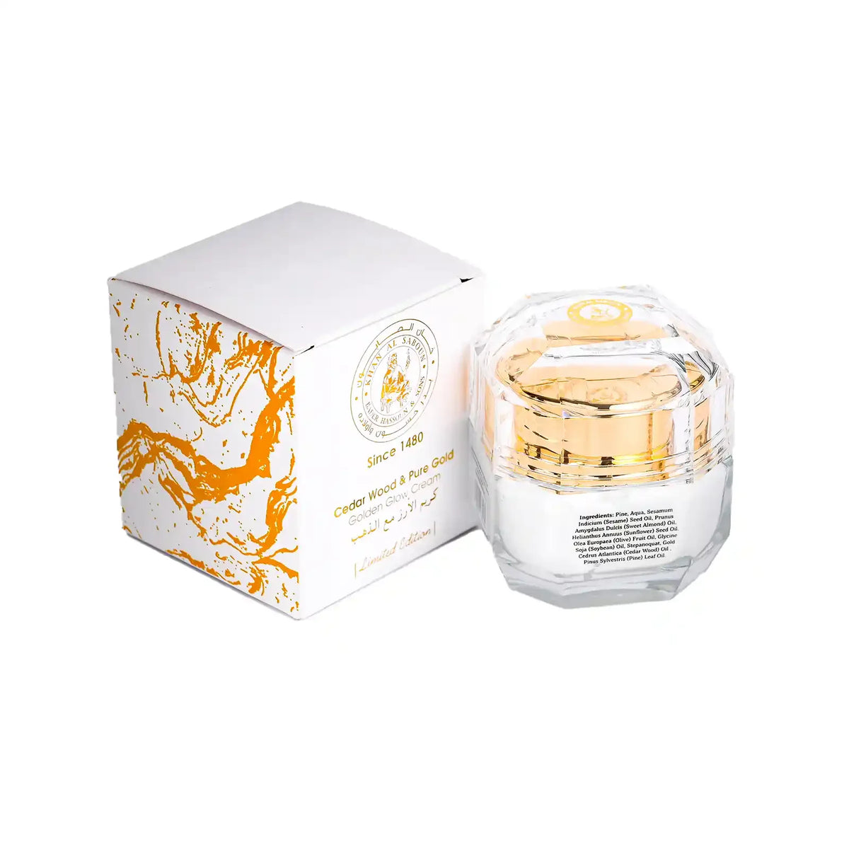 Crème Bois de Cèdre et Or Pur – 50g