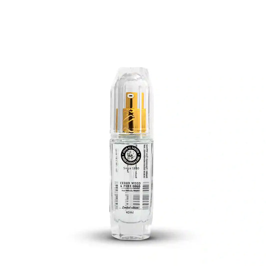 Shampooing et gel douche Cèdre & Or