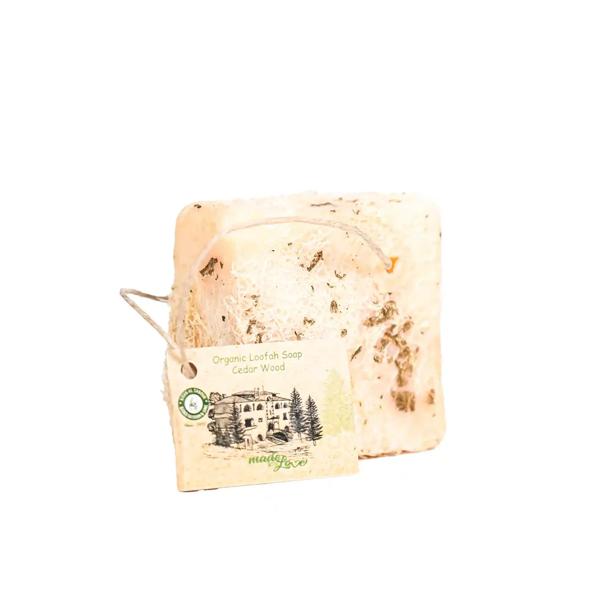 Loofah Cèdre et Or Pur
