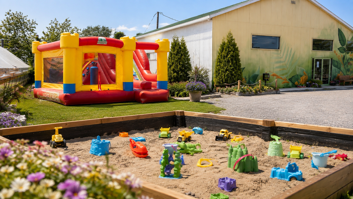 Kids play zones and outdoor fun